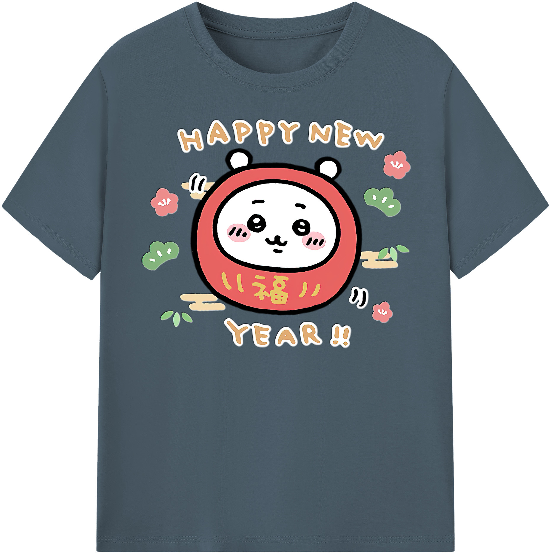 （画像用） ちいかわ ちいかわ Chii-kawa chiikawa 綿100％半袖Tシャツ（フロントプリント）